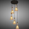 Миниатюра фото подвесная люстра reluce 02005-0.9-05 amber | 220svet.ru