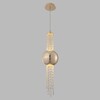 Миниатюра фото подвесной светодиодный светильник crystal lux navajo sp3w led gold | 220svet.ru