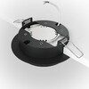 Миниатюра фото встраиваемый светильник maytoni hoop dl086-gx53-rd-b | 220svet.ru