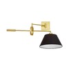 Миниатюра фото бра lumina deco brantol ldw 1124 md+bk | 220svet.ru