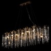 Миниатюра фото подвесная люстра loft it waterfall 10350/1200l ab | 220svet.ru