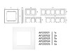 Миниатюра фото рамка 1-постова ambrella volt alfa techno af220121 | 220svet.ru