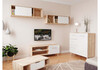 Миниатюра фото шкаф woodville мариус дуб баррик / белый матовый 402339 | 220svet.ru