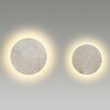 Миниатюра фото настенный светодиодный светильник odeon light hightech travertino 6625/5wl | 220svet.ru