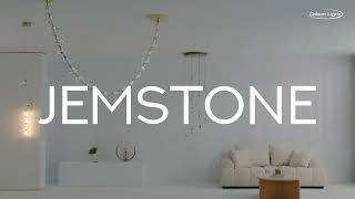 Миниатюра фото подвесной светодиодный светильник odeon light jemstone 5085/80l золотой | 220svet.ru